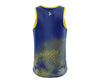 KPI Custom Blue & Yellow Singlet with Club logo